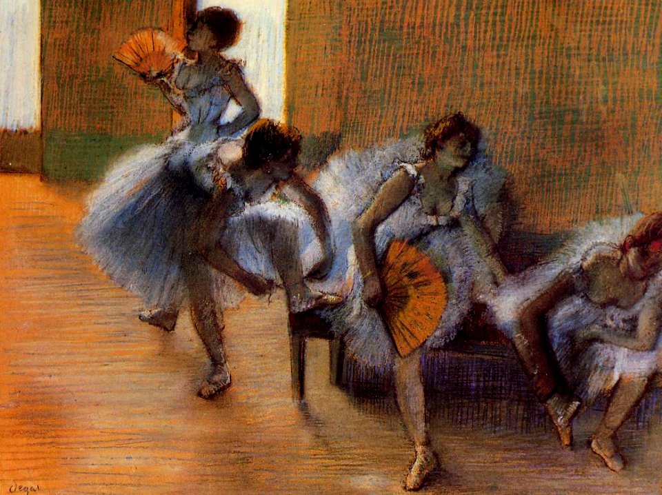 Degas - In the Dance Studio, circa 1897