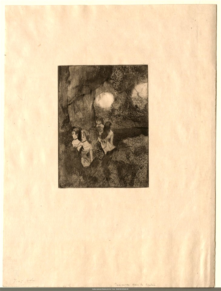 Degas - Danseuses dans les coulisses, NUM EM DEGAS 28