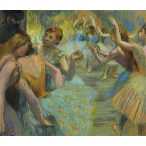 Degas - LE BALLET, circa 1885, L 838. Free illustration for personal and commercial use.