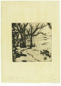 Degas - Les arbres, 1er état, btv1b10462528m