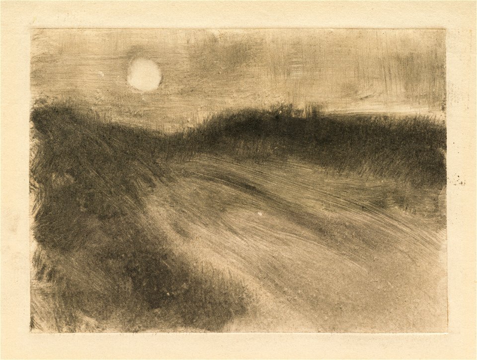 Degas - Lever de la lune (Moonrise), 1971.37