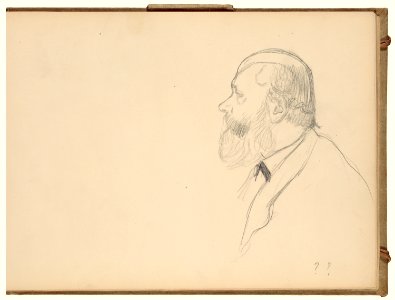 Degas - Man in Profile, 95.GD.35.5