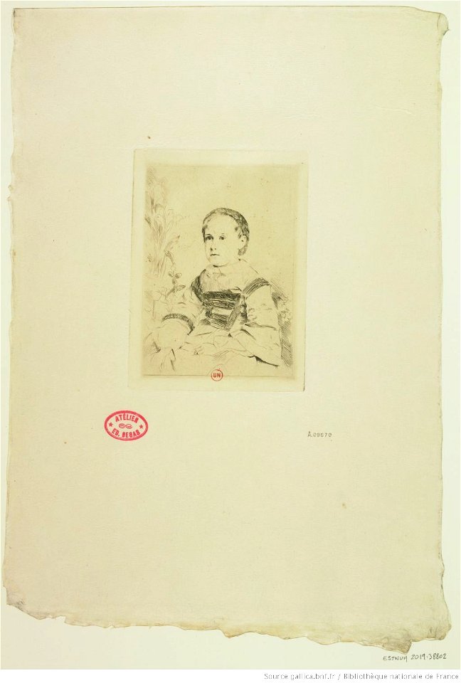 Degas - Mademoiselle Nathalie Wolkonska, btv1b10462059d