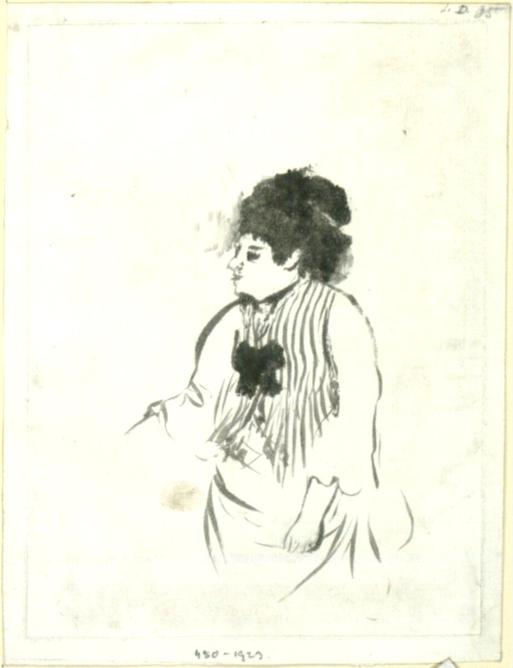 Degas - Femme à mi-corps, DG1923450