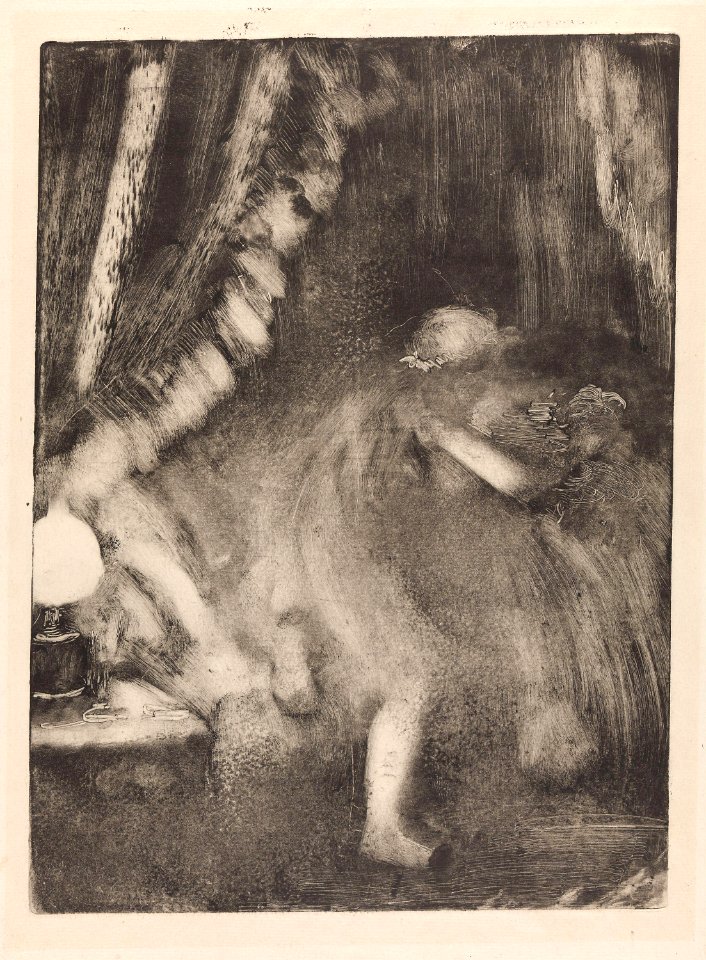 Degas - Getting into Bed, NG.K&H.B.00255