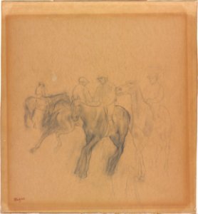 Degas - Group of Four Jockeys, 2010.118