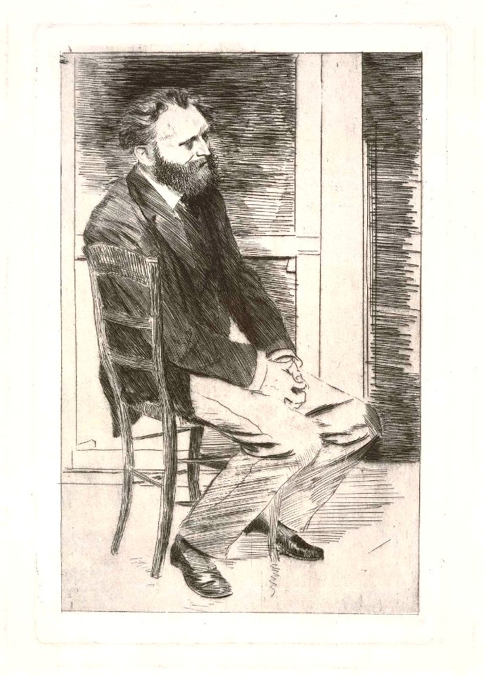Degas - Manet Seated, Turned to the Right, 60.257