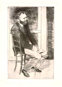 Degas - Manet Seated, Turned to the Right, 60.257