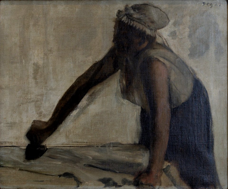 Degas - La repasseuse à contre-jour, 1874-1878