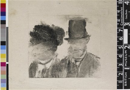Degas - Heads of a man and a woman, 1949,0411.2422