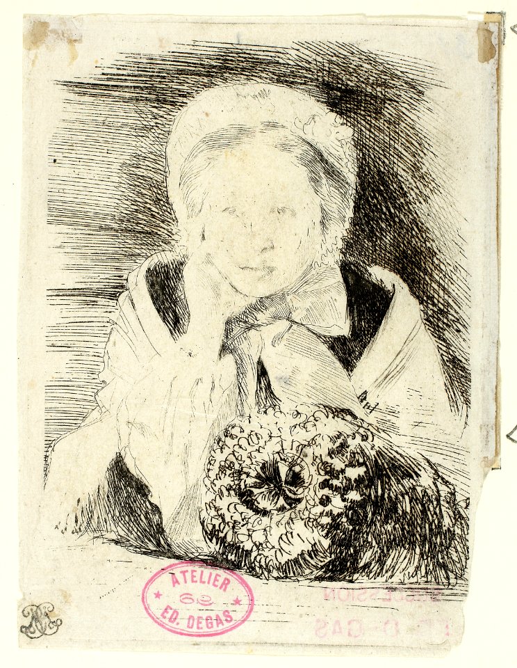 Degas - Marguerite Degas, the Artist’s Sister, 2017.34