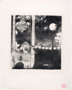 Degas - Mlle Bécat at the Café des Ambassadeurs, 1932.1296