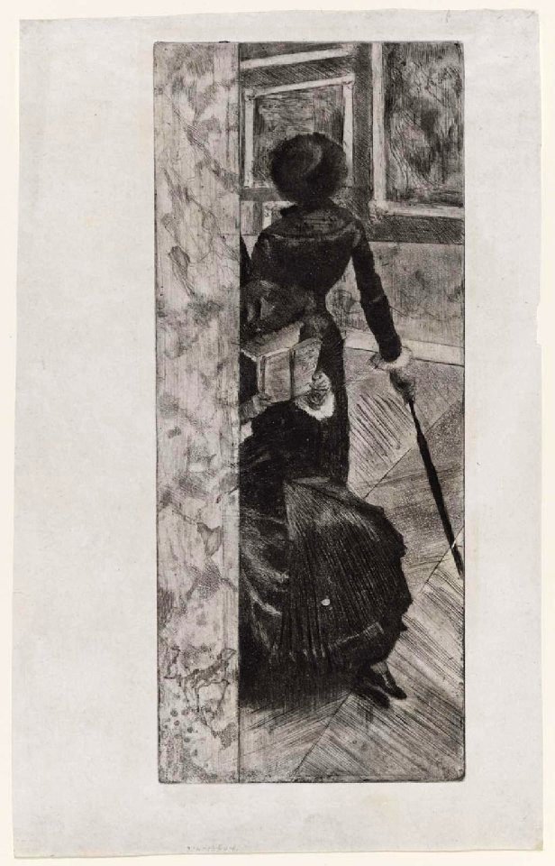 Degas - Mary Cassatt at the Louvre The Paintings Gallery, 2013.346