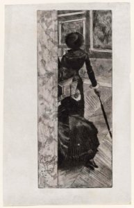 Degas - Mary Cassatt at the Louvre The Paintings Gallery, 2013.346