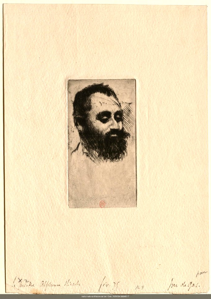 Degas - Le Peintre Alphonse Hirsch, NUM EM DEGAS 17