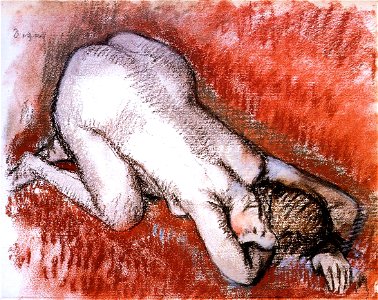 Degas - Kneeling Nude, circa 1888