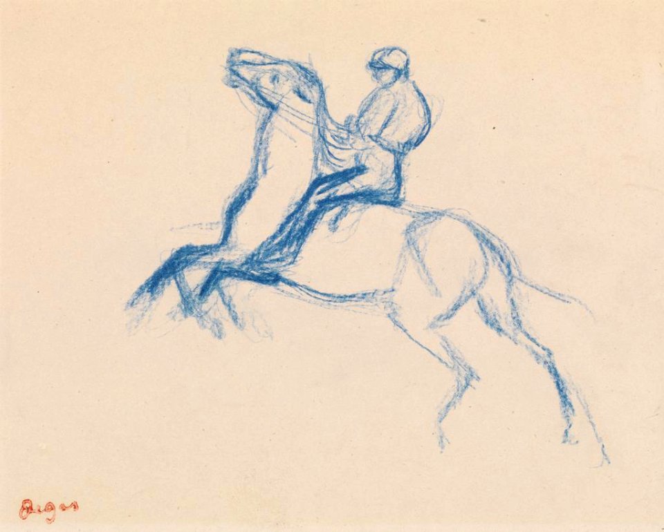 Degas - Jockey on Horse, BF637