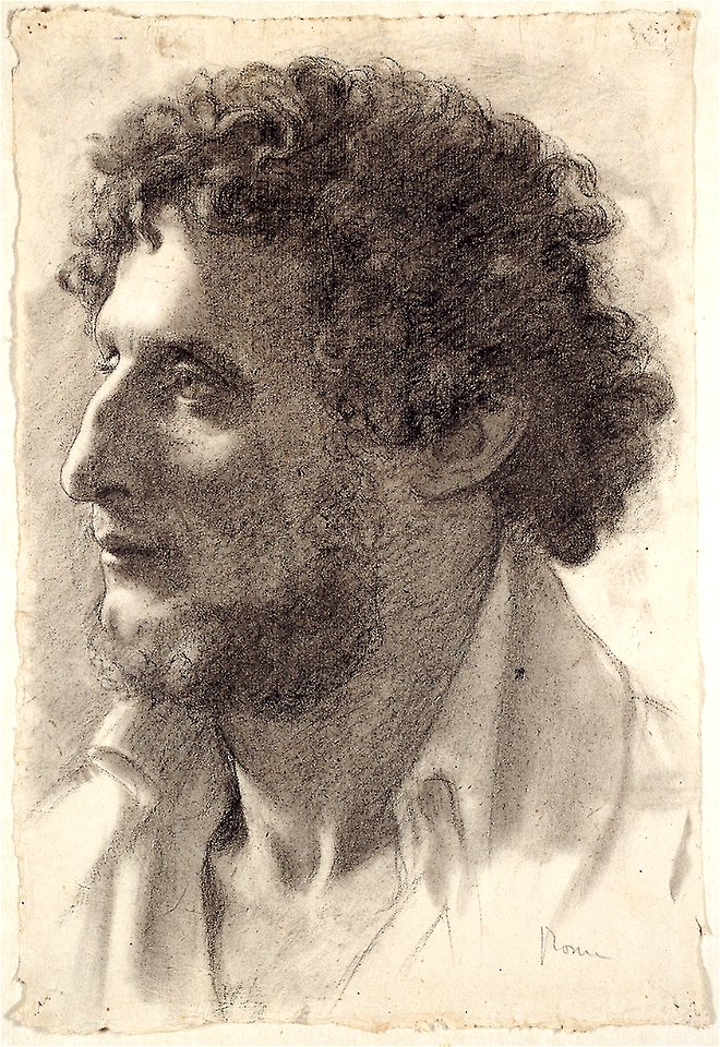 Degas - Italian Head, 1945.37