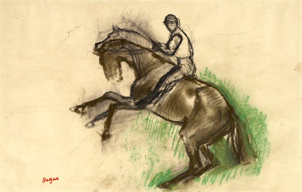 Degas - Jockey on a Rearing Horse, 1955.1399