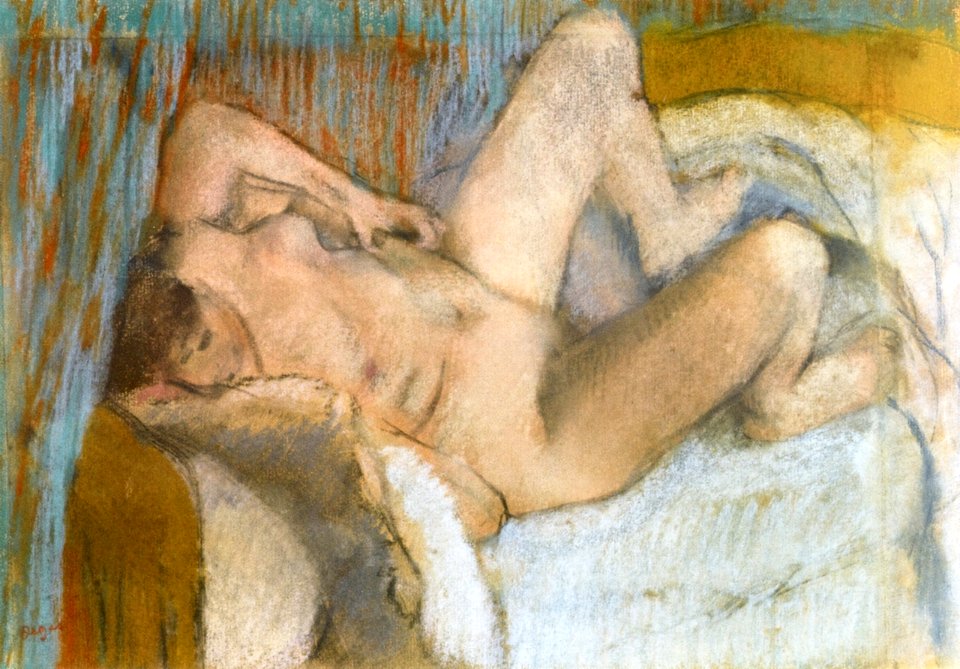 Degas - Nude Woman Reclining
