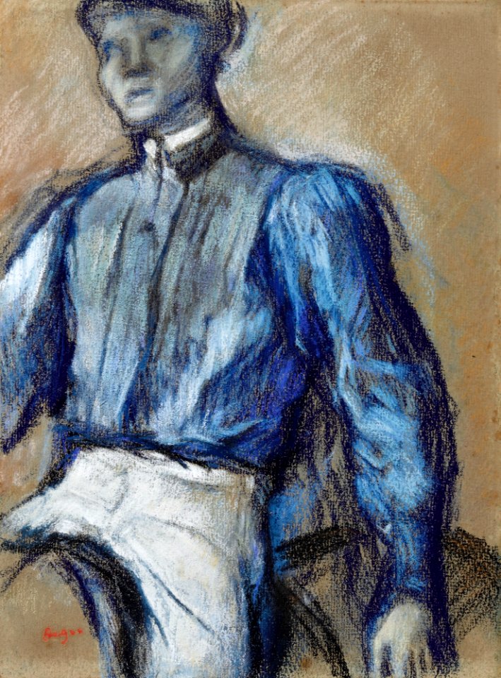 Degas - JOCKEY, circa 1881-85, L 670