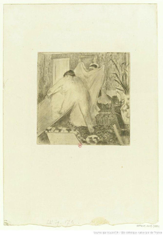 Degas - La sortie du bain, 22e et dernier état, btv1b10462524t