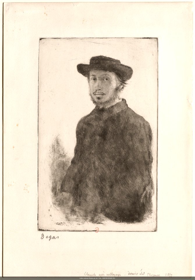 Degas - Portrait de Degas, NUM EM DEGAS 18 b