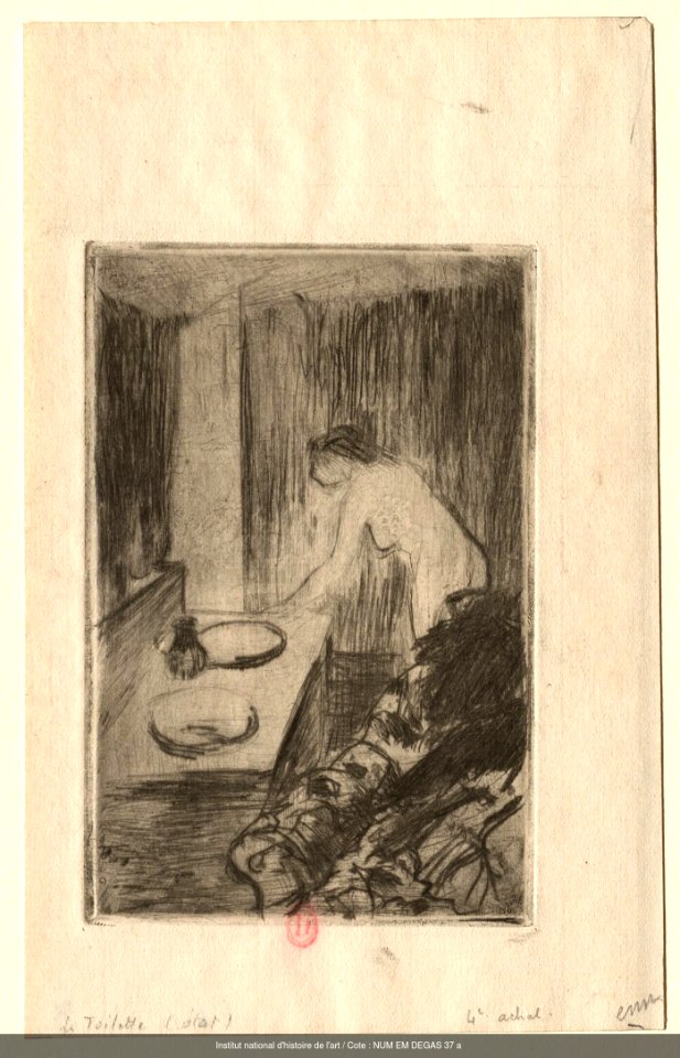 Degas - La Toilette, NUM EM DEGAS 37 a