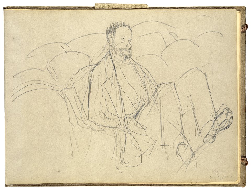 Degas - Ludovic Lepic at the Theatre, 95.GD.35.27