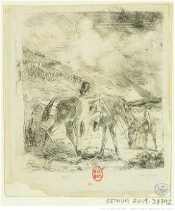 Degas - Le sportsman montant à cheval, 2e état, btv1b104620706