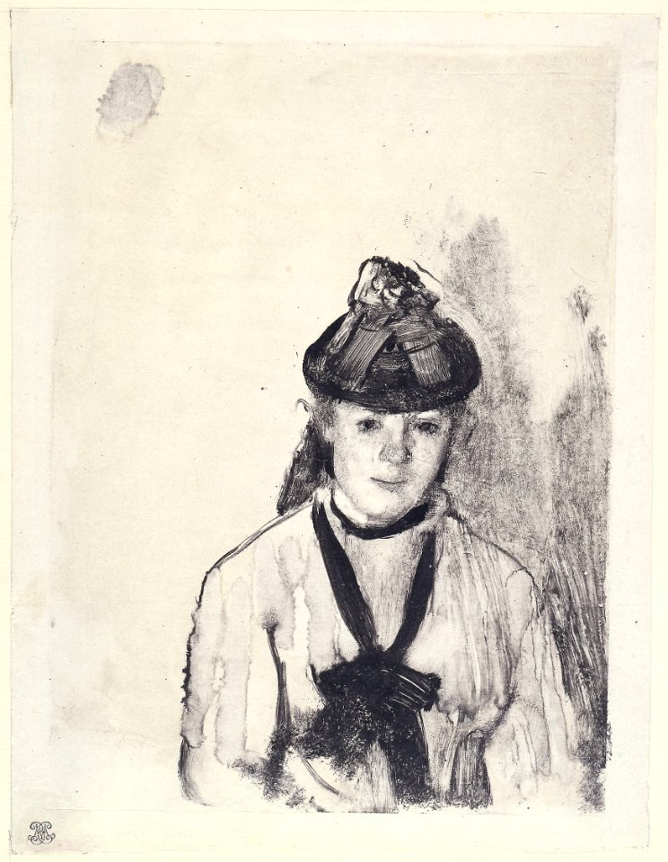 Degas - Portrait of Ellen Andrée, 1956.1216