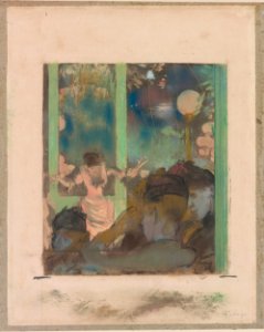 Degas - Mademoiselle Bécat at the Café des Ambassadeurs, 1997.88