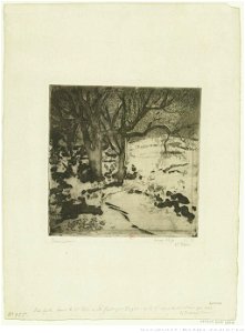 Degas - Les arbres, 2e état, btv1b10462515v