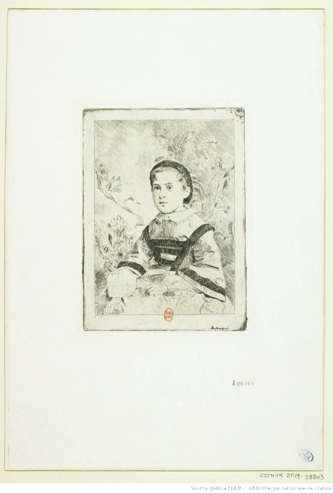 Degas - Mademoiselle Wolkonska, 2e état de la 2e planche, btv1b10462058z