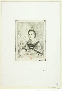 Degas - Mademoiselle Wolkonska, 2e état de la 2e planche, btv1b10462058z