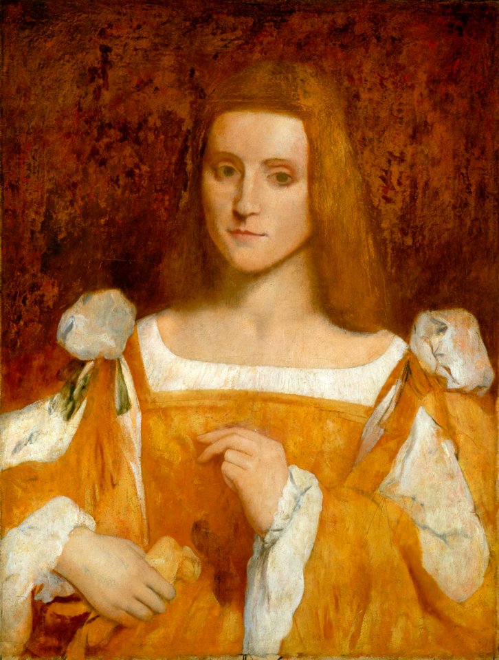 Degas - Portrait of a Woman after Caroto1865, 1865-1868