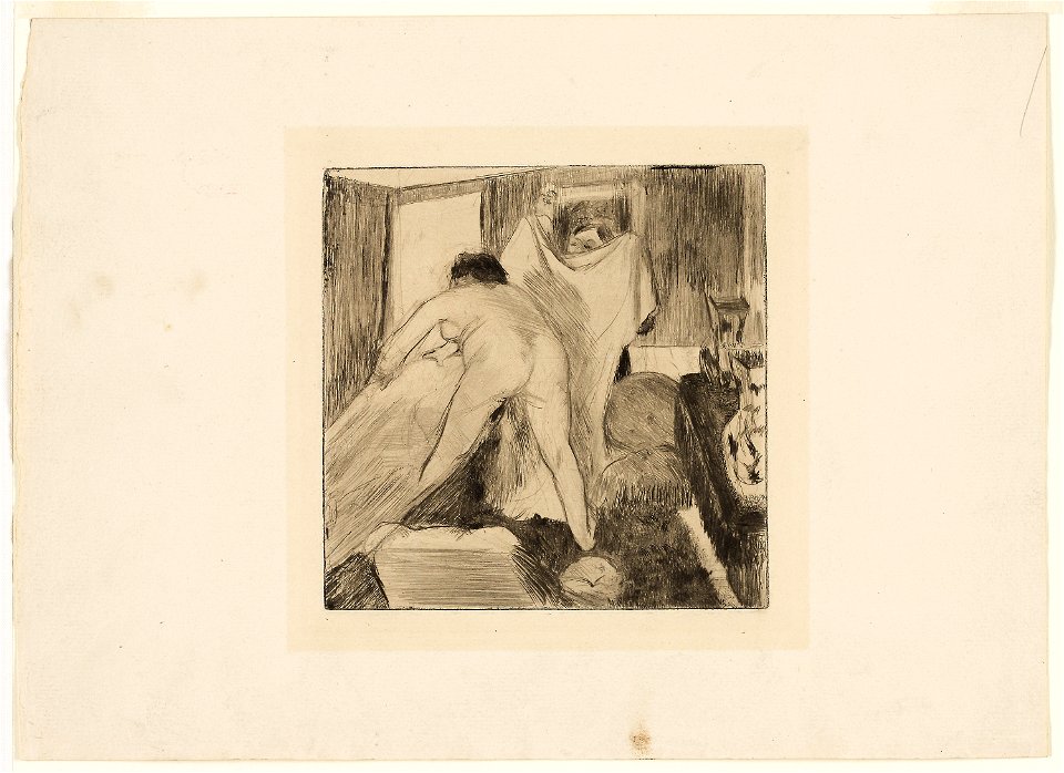 Degas - Leaving the Bath, 1962.82