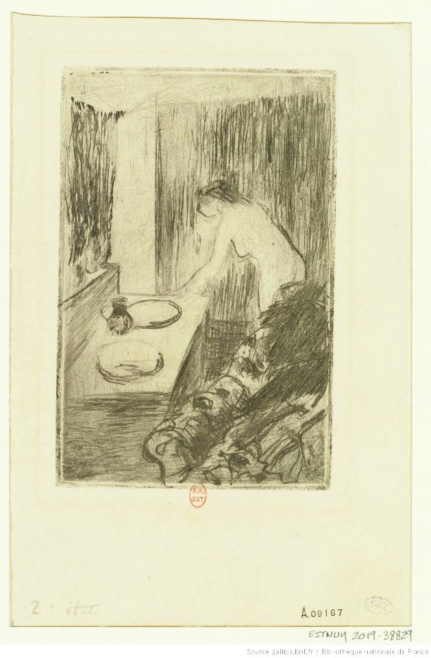 Degas - Le petit cabinet de toilette, 3e état, btv1b104625275