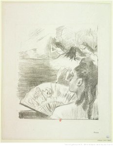 Degas - Loge d'avant-scène (femme à l'éventail), btv1b104620384