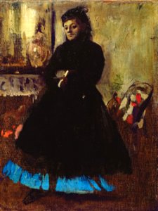 Degas - Portrait of Mrs Ducros, 1857-1858