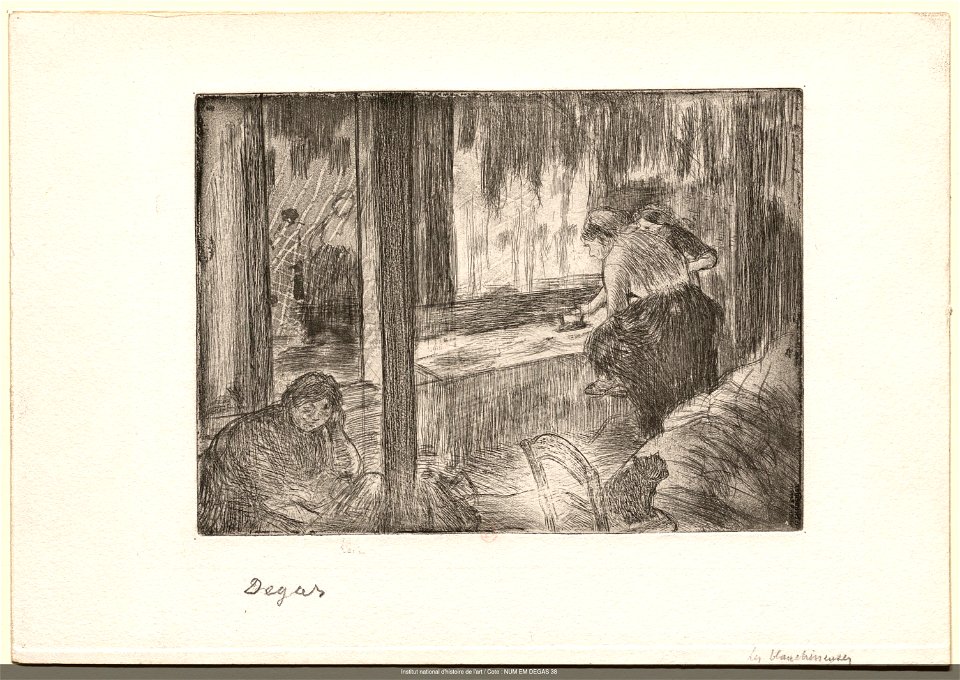 Degas - Les Blanchisseuses, NUM EM DEGAS 38