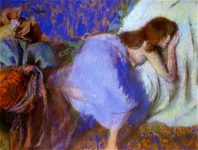 Degas - Rest, circa 1893
