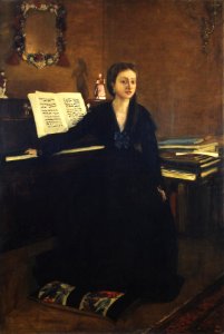 Degas - Madame Camus at the Piano, 1869, Lemoisne 207