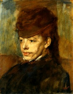 Degas - Mademoiselle Malo, circa 1877