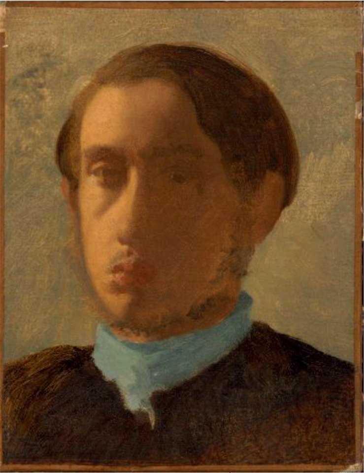 Degas - Selfportrait, Circa 1856
