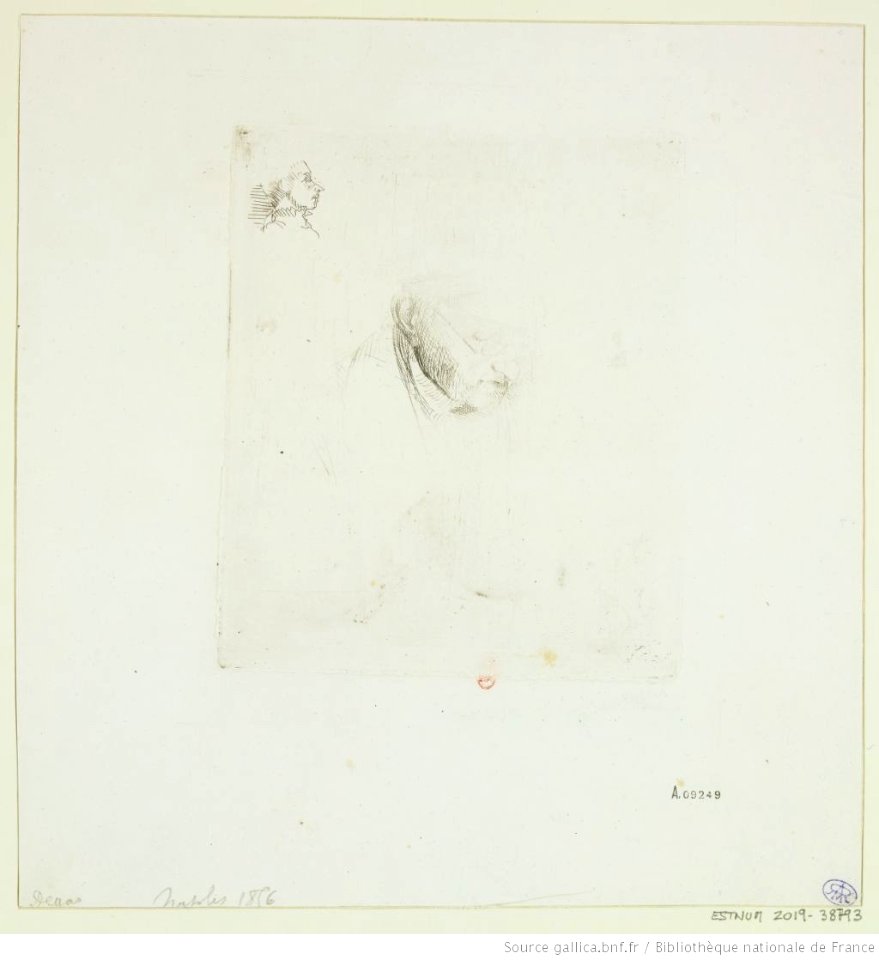 Degas - René-Hilaire De Gas, grand-père de l'artiste, btv1b10462068c