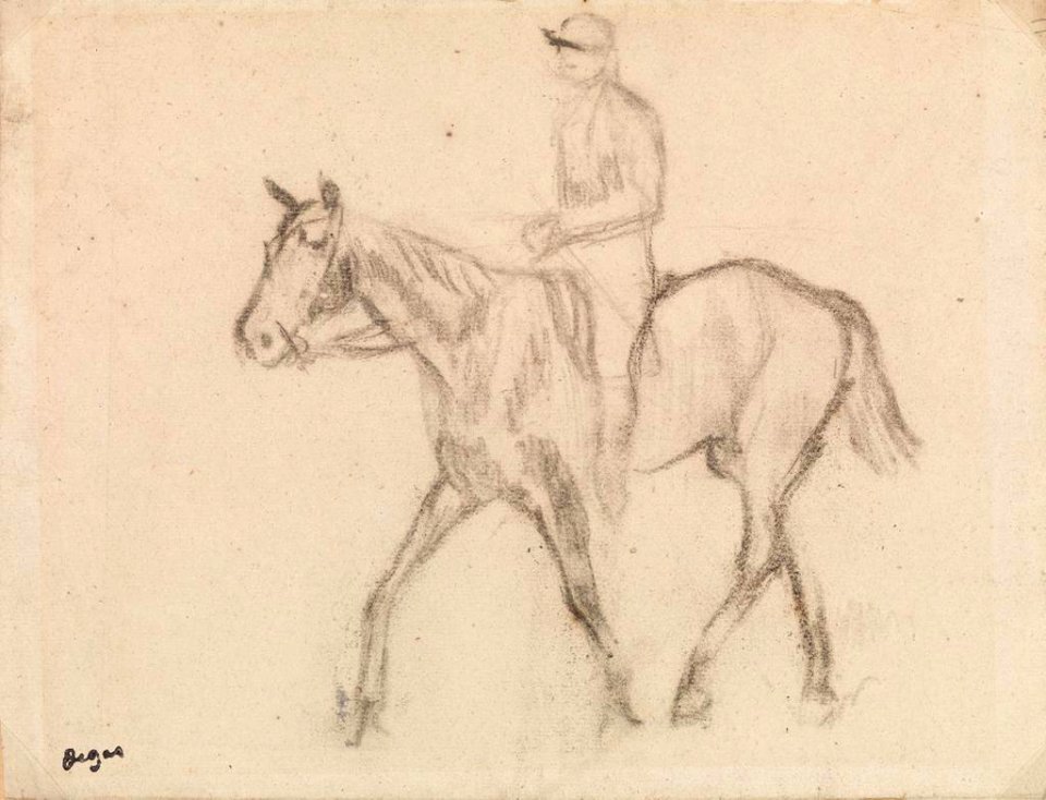 Degas - Man on Horseback, BF639