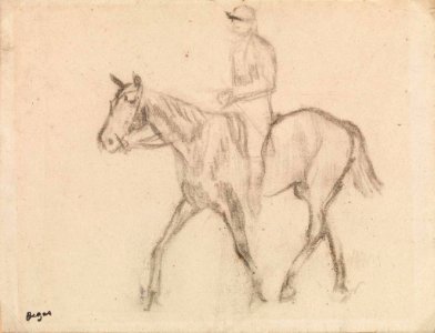 Degas - Man on Horseback, BF639