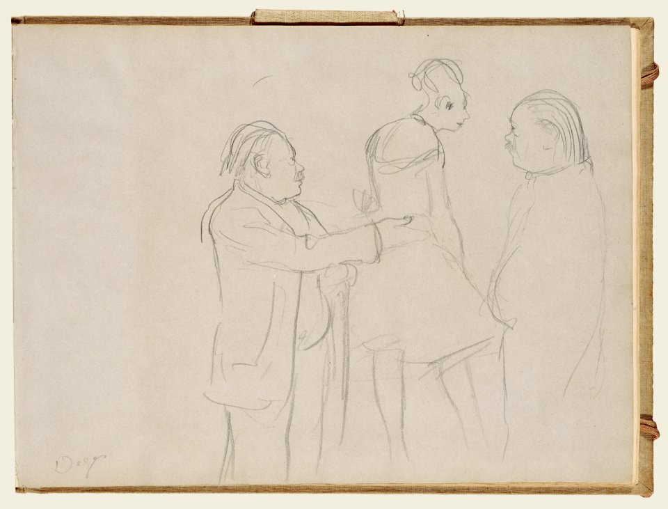 Degas - Sketches of a Ballet Master, 95.GD.35.21