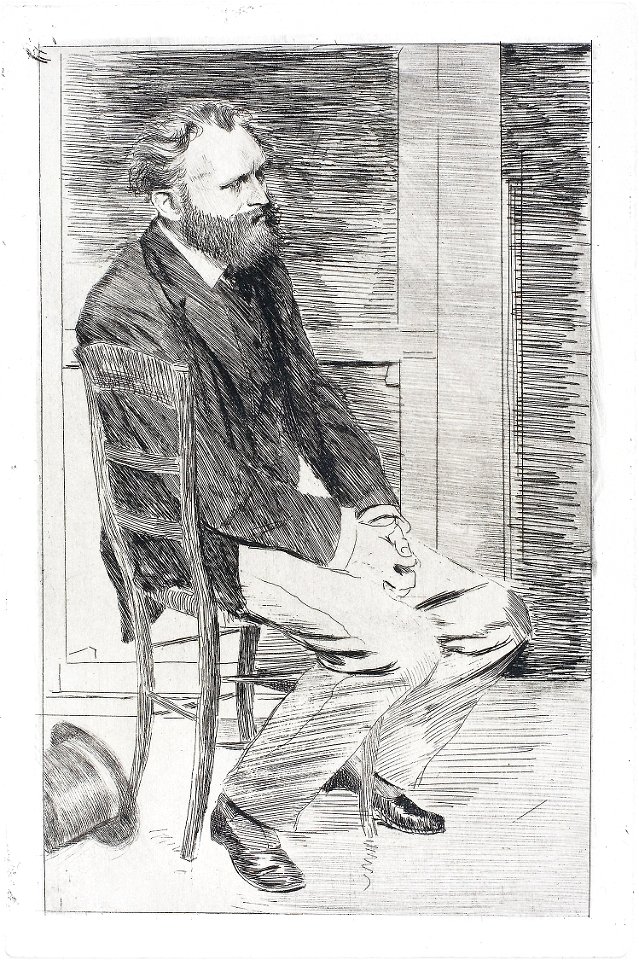 Degas - Manet Seated, Turned to the Right, 1958.12